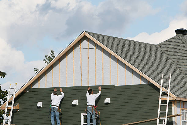 Professional Siding Replacement technician working in Rawlings, MD